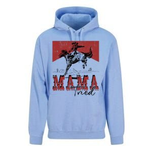 Mama Tried Western Cowgirls Rodeo Mothers Day Unisex Surf Hoodie