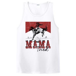 Mama Tried Western Cowgirls Rodeo Mothers Day PosiCharge Competitor Tank