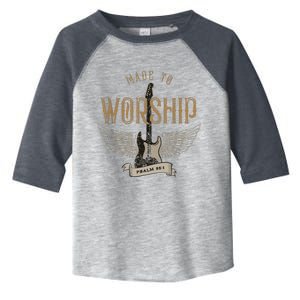 Made To Worship Psalm 95 1 Christian Worship Bible Verse Toddler Fine Jersey T-Shirt