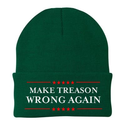 Make Treason Wrong Again Political Resist Lying Anti Trump Knit Cap Winter Beanie