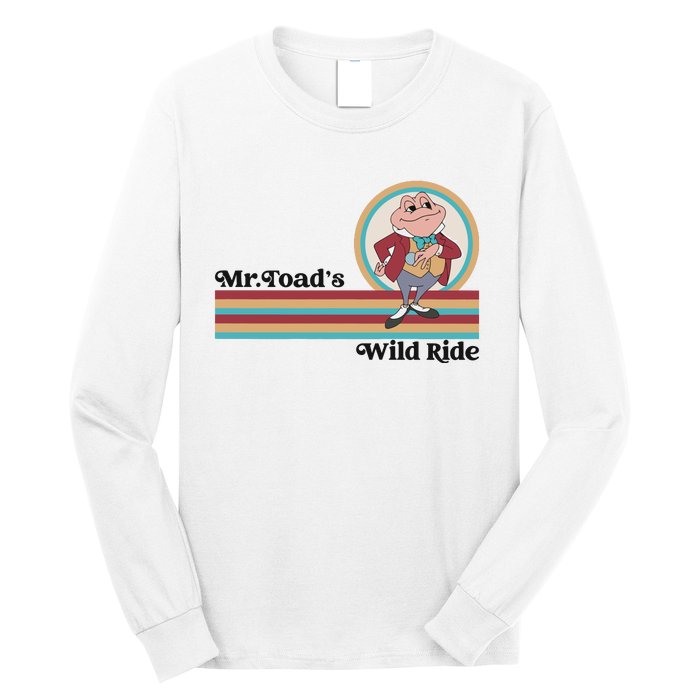 Mr Toads Wild Ride Retro Vintage Lover Long Sleeve Shirt