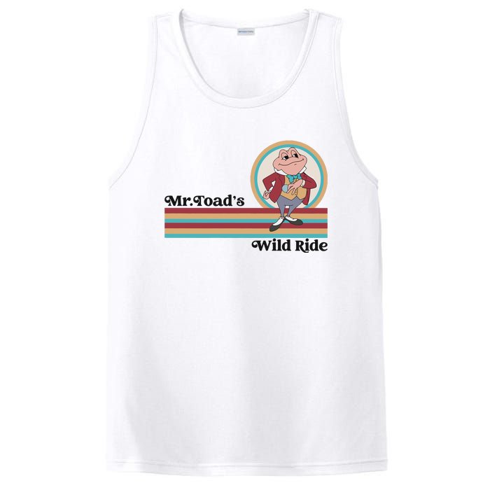 Mr Toads Wild Ride Retro Vintage Lover PosiCharge Competitor Tank