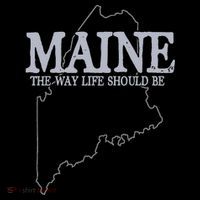 Maine The Way Life Should Be State Pride Button