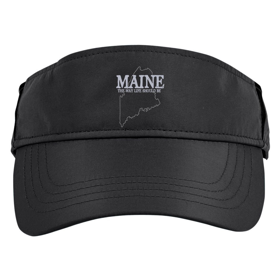 Maine The Way Life Should Be State Pride Adult Drive Performance Visor