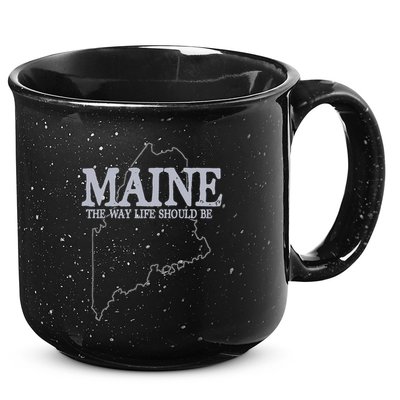 Maine The Way Life Should Be State Pride 15oz Campfire Ceramic Mug