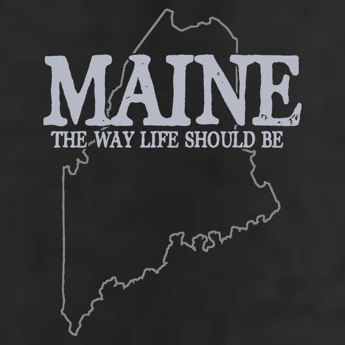 Maine The Way Life Should Be State Pride Golf Towel