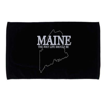 Maine The Way Life Should Be State Pride Microfiber Hand Towel