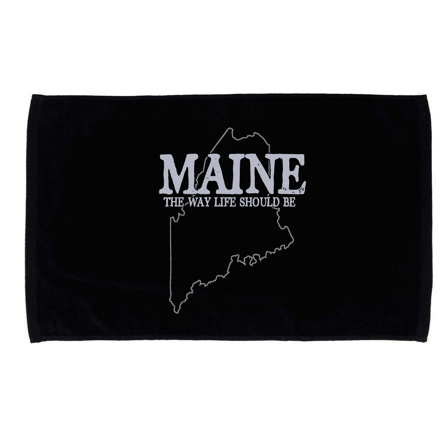 Maine The Way Life Should Be State Pride Microfiber Hand Towel