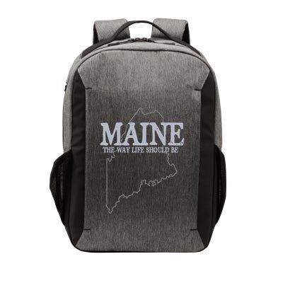 Maine The Way Life Should Be State Pride Vector Backpack