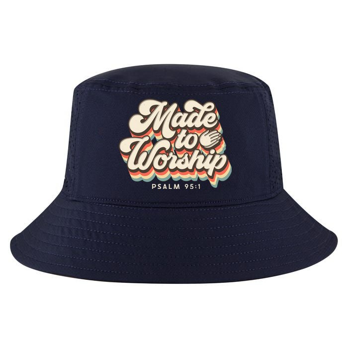 Made To Worship Gifts Praise Psalm Verse Christian Leader Cool Comfort Performance Bucket Hat