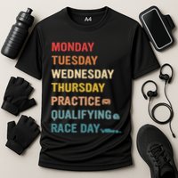 Mon Tue Wed Thu Practice Qualifying Race Day Performance Shirt