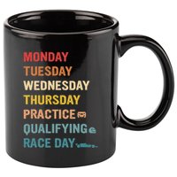 Mon Tue Wed Thu Practice Qualifying Race Day 11oz C Handle Ceramic Mug