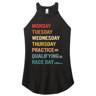 Mon Tue Wed Thu Practice Qualifying Race Day Women's Perfect Tri Rocker Tank