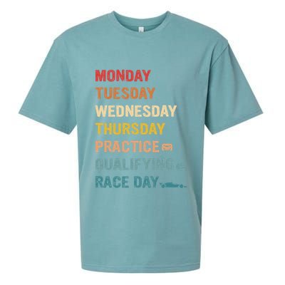 Mon Tue Wed Thu Practice Qualifying Race Day Sueded Cloud Jersey T-Shirt