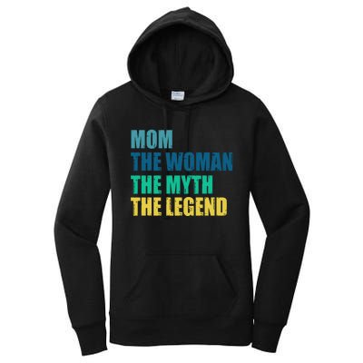 Mom The Woman The Myth The Legend Women's Pullover Hoodie