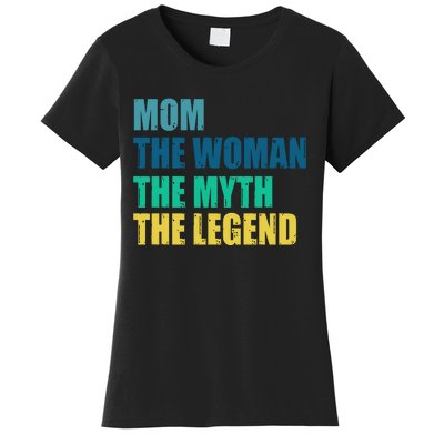 Mom The Woman The Myth The Legend Women's T-Shirt