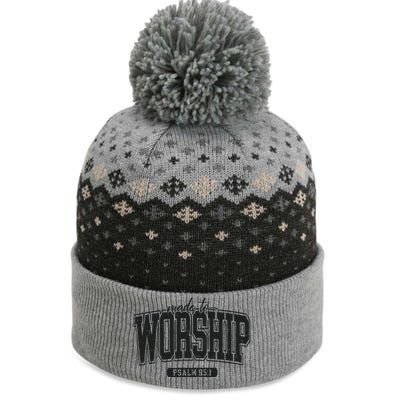 Made To Worship Christian The Baniff Cuffed Pom Beanie