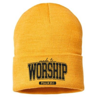 Made To Worship Christian Sustainable Knit Beanie