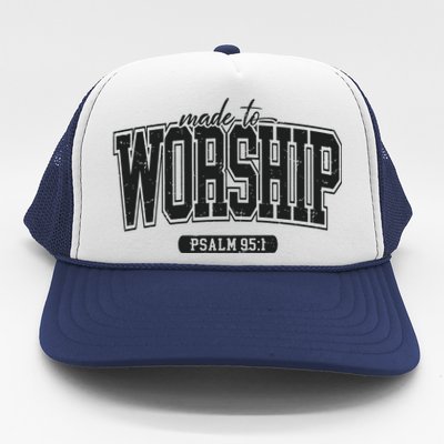 Made To Worship Christian Trucker Hat