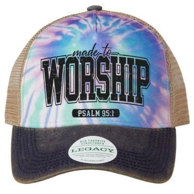 Made To Worship Christian Legacy Tie Dye Trucker Hat