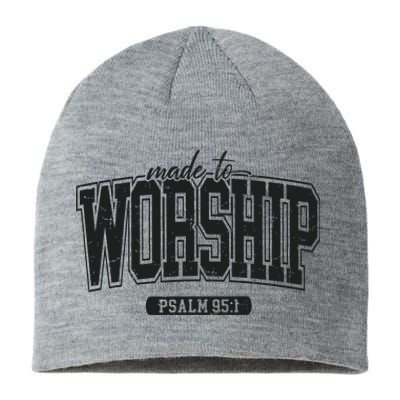 Made To Worship Christian Sustainable Beanie