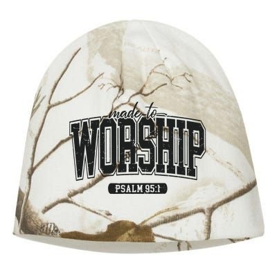 Made To Worship Christian Kati - Camo Knit Beanie