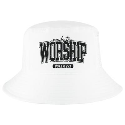 Made To Worship Christian Cool Comfort Performance Bucket Hat