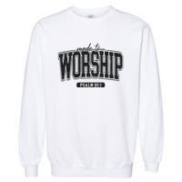 Made To Worship Christian Garment-Dyed Sweatshirt