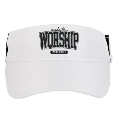 Made To Worship Christian Adult Drive Performance Visor