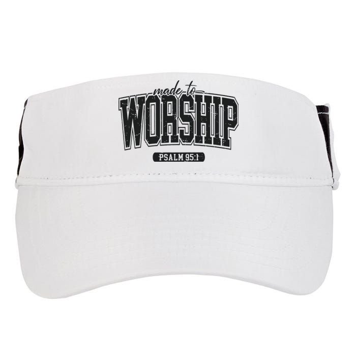 Made To Worship Christian Adult Drive Performance Visor