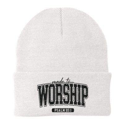 Made To Worship Christian Knit Cap Winter Beanie