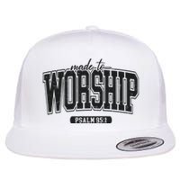 Made To Worship Christian Flat Bill Trucker Hat