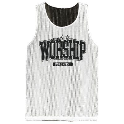 Made To Worship Christian Mesh Reversible Basketball Jersey Tank