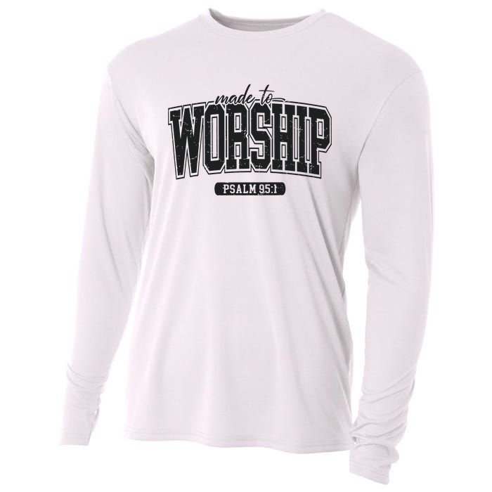 Made To Worship Christian Cooling Performance Long Sleeve Crew