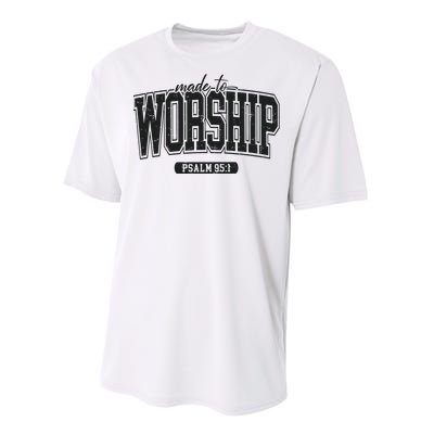 Made To Worship Christian Performance Sprint T-Shirt