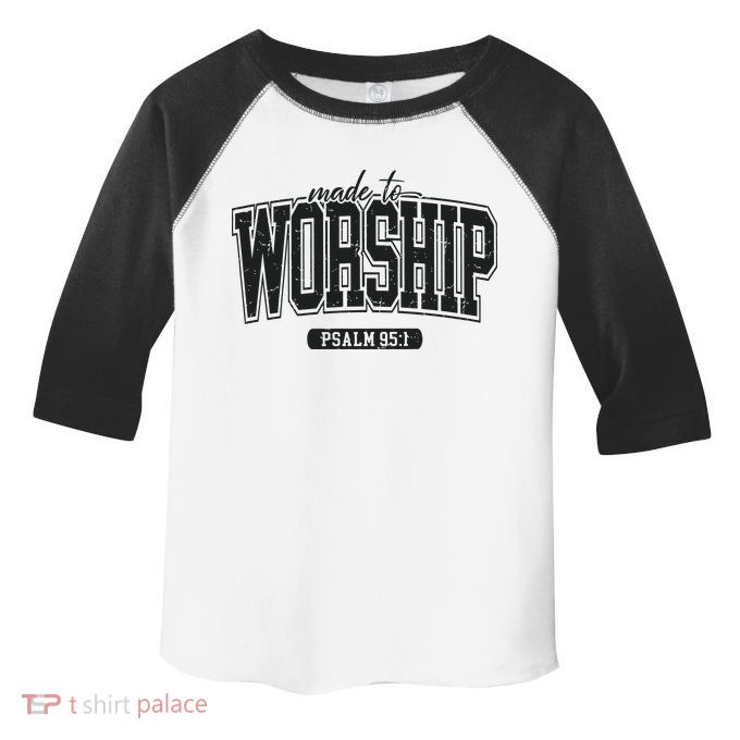 Made To Worship Christian Toddler Fine Jersey T-Shirt