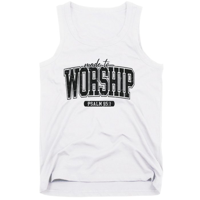 Made To Worship Christian Tank Top