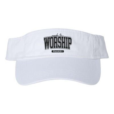 Made To Worship Christian Visor