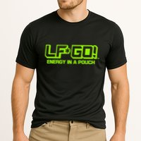 Mike Tyson Wearing Lfgo Energy In A Pouch Performance Shirt