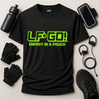 Mike Tyson Wearing Lfgo Energy In A Pouch Performance Shirt