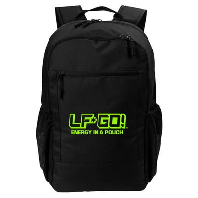 Mike Tyson Wearing Lfgo Energy In A Pouch Backpack