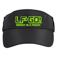 Mike Tyson Wearing Lfgo Energy In A Pouch Adult Drive Performance Visor