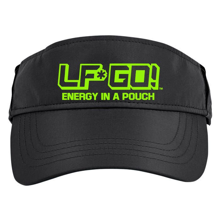 Mike Tyson Wearing Lfgo Energy In A Pouch Adult Drive Performance Visor