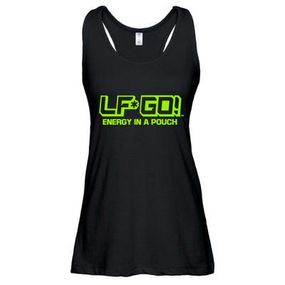 Mike Tyson Wearing Lfgo Energy In A Pouch Ladies Essential Flowy Tank
