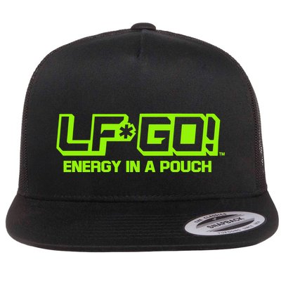 Mike Tyson Wearing Lfgo Energy In A Pouch Flatbill Hat