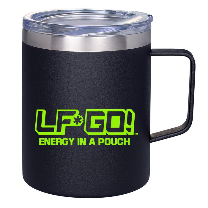 Mike Tyson Wearing Lfgo Energy In A Pouch 12oz Stainless Steel Coffee Mug