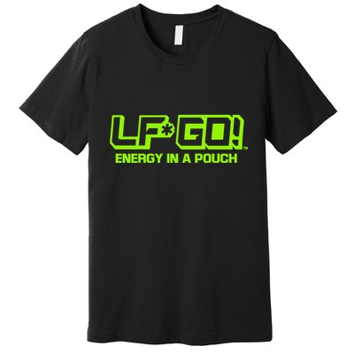 Mike Tyson Wearing Lfgo Energy In A Pouch Premium T-Shirt