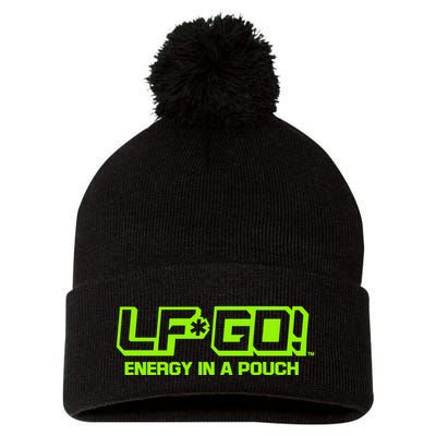 Mike Tyson Wearing Lfgo Energy In A Pouch Pom Pom 12in Knit Beanie