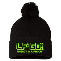 Mike Tyson Wearing Lfgo Energy In A Pouch Pom Pom 12in Knit Beanie