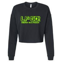 Mike Tyson Wearing Lfgo Energy In A Pouch Cropped Pullover Crew